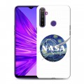 Дизайнерский силиконовый чехол для Realme 5 NASA