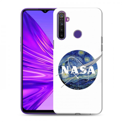 Дизайнерский силиконовый чехол для Realme 5 NASA