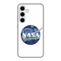 Дизайнерский силиконовый чехол для Samsung Galaxy S24 NASA