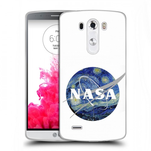 Дизайнерский пластиковый чехол для LG G3 (Dual-LTE) NASA