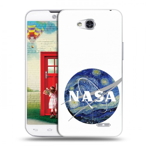 Дизайнерский пластиковый чехол для LG L80 NASA