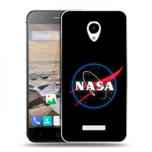 Дизайнерский силиконовый чехол для Micromax Canvas Spark NASA