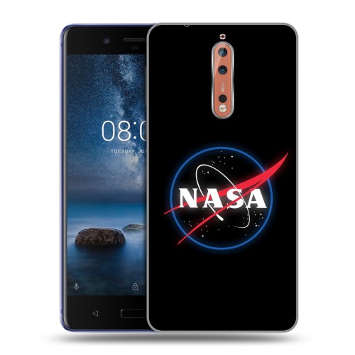 Дизайнерский пластиковый чехол для Nokia 8 NASA