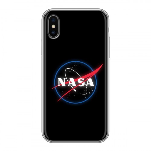 Дизайнерский силиконовый чехол для Iphone x10 NASA