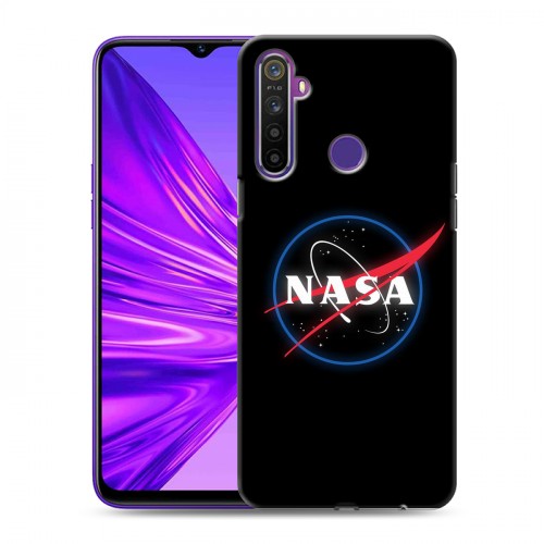 Дизайнерский силиконовый чехол для Realme 5 NASA