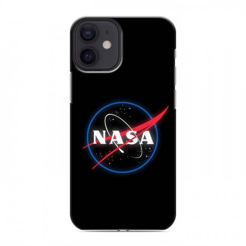 Дизайнерский силиконовый с усиленными углами чехол для Iphone 12 Mini NASA