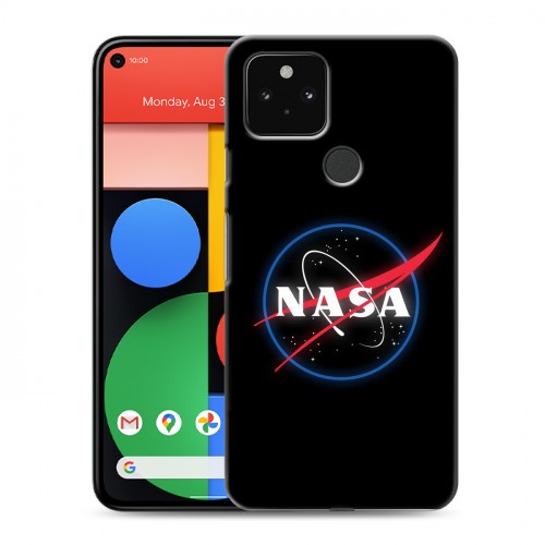 Дизайнерский пластиковый чехол для Google Pixel 5 NASA