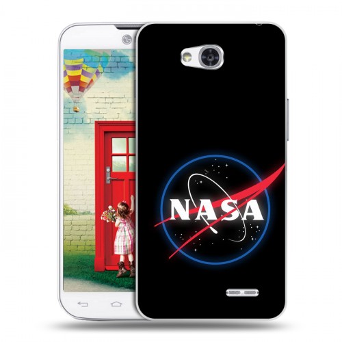 Дизайнерский пластиковый чехол для LG L80 NASA