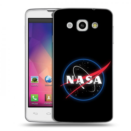 Дизайнерский пластиковый чехол для LG L60 NASA