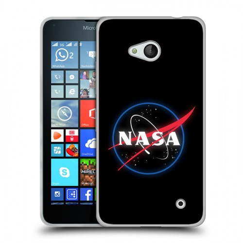 Дизайнерский пластиковый чехол для Microsoft Lumia 640 NASA