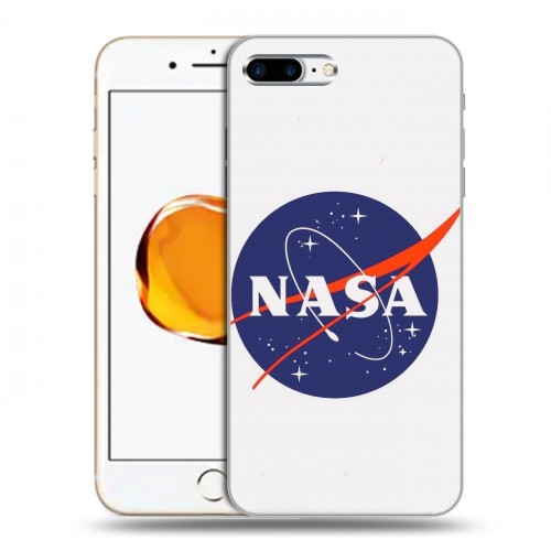 Дизайнерский пластиковый чехол для Iphone 7 Plus / 8 Plus NASA