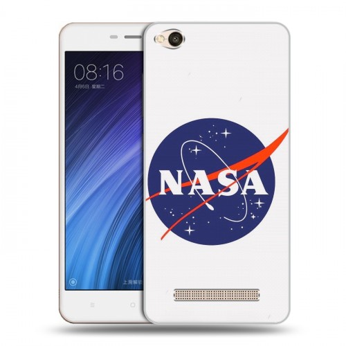 Дизайнерский силиконовый чехол для Xiaomi RedMi 4A NASA