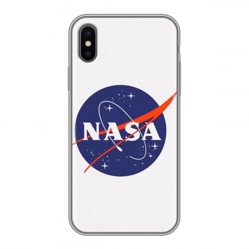 Дизайнерский силиконовый чехол для Iphone x10 NASA