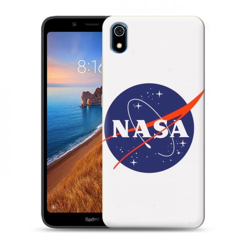 Дизайнерский силиконовый чехол для Xiaomi RedMi 7A NASA