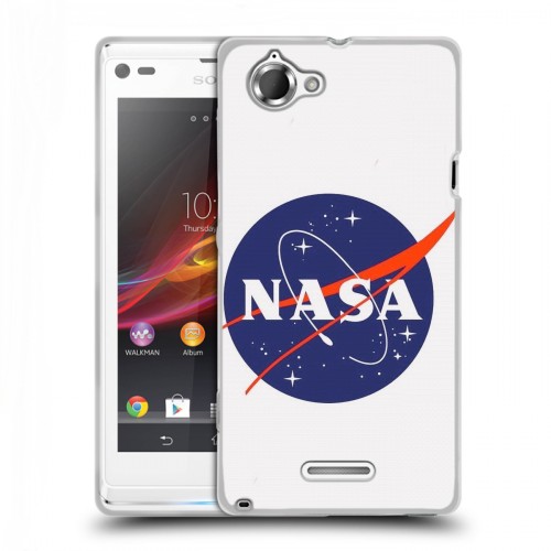 Дизайнерский пластиковый чехол для Sony Xperia L NASA