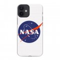 Дизайнерский силиконовый с усиленными углами чехол для Iphone 12 Mini NASA