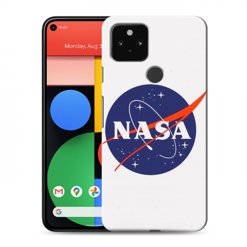 Дизайнерский пластиковый чехол для Google Pixel 5 NASA