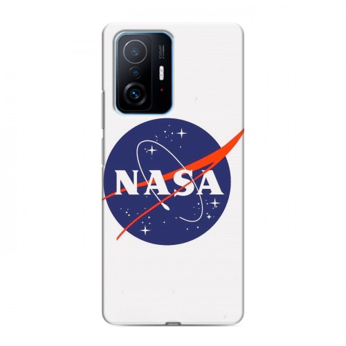 Дизайнерский силиконовый с усиленными углами чехол для Xiaomi 11T NASA