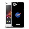 Дизайнерский пластиковый чехол для Sony Xperia L NASA