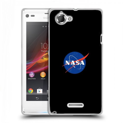 Дизайнерский пластиковый чехол для Sony Xperia L NASA