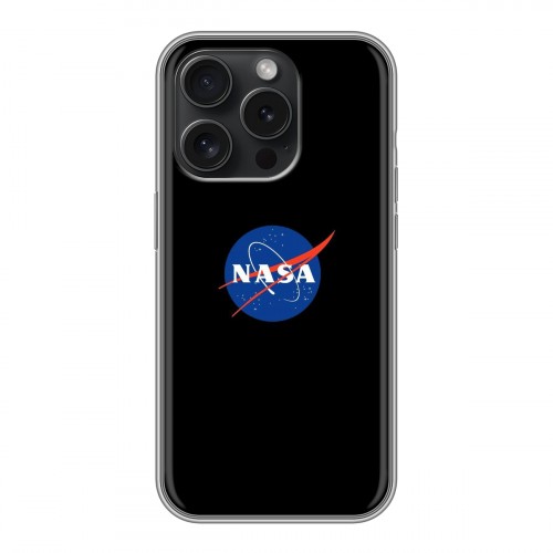 Дизайнерский силиконовый чехол для Iphone 15 Pro NASA