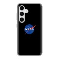 Дизайнерский силиконовый чехол для Samsung Galaxy S24 NASA