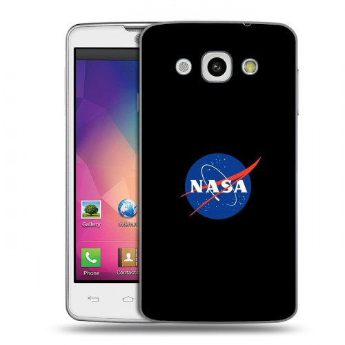 Дизайнерский пластиковый чехол для LG L60 NASA