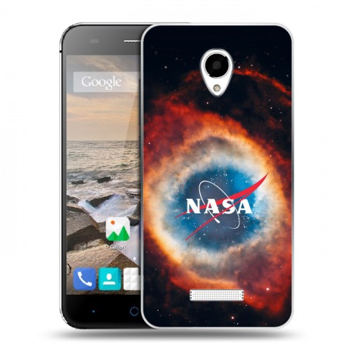 Дизайнерский силиконовый чехол для Micromax Canvas Spark NASA