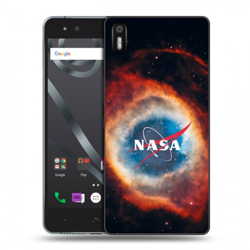 Дизайнерский пластиковый чехол для BQ Aquaris X5 NASA