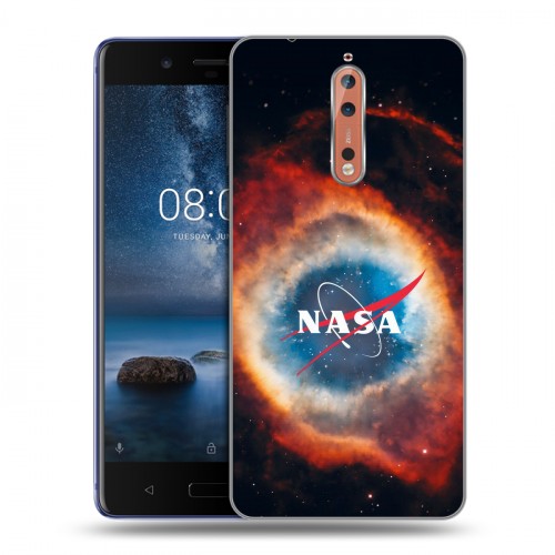 Дизайнерский пластиковый чехол для Nokia 8 NASA