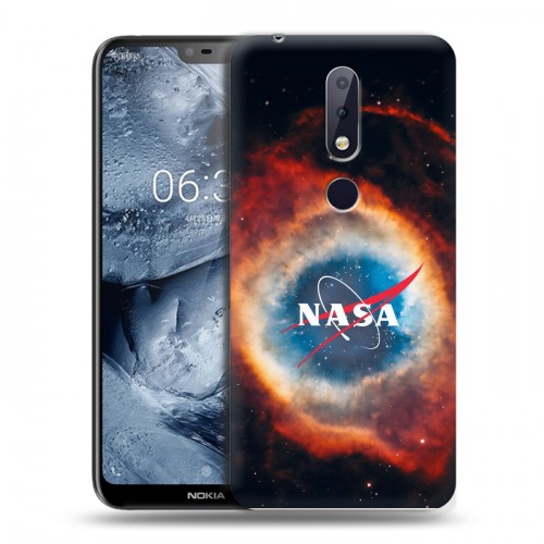 Дизайнерский пластиковый чехол для Nokia 6.1 Plus NASA