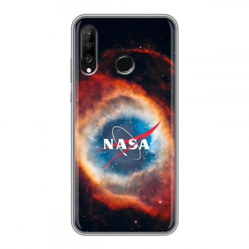 Дизайнерский силиконовый чехол для Huawei P30 Lite NASA