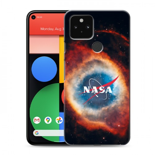 Дизайнерский пластиковый чехол для Google Pixel 5 NASA