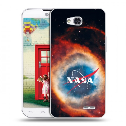 Дизайнерский пластиковый чехол для LG L80 NASA