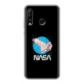 Дизайнерский силиконовый чехол для Huawei P30 Lite NASA