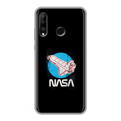 Дизайнерский силиконовый чехол для Huawei P30 Lite NASA