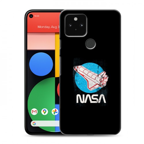 Дизайнерский пластиковый чехол для Google Pixel 5 NASA