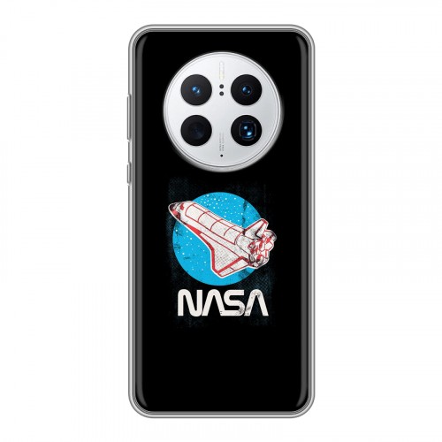 Дизайнерский силиконовый с усиленными углами чехол для Huawei Mate 50 Pro NASA