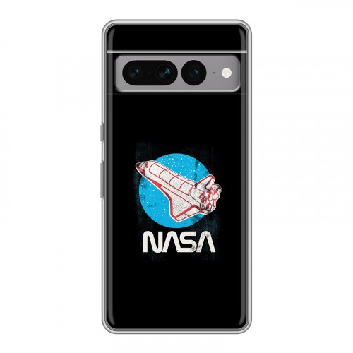 Дизайнерский силиконовый с усиленными углами чехол для Google Pixel 7 Pro NASA