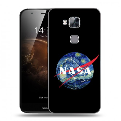 Дизайнерский пластиковый чехол для Huawei G8 NASA