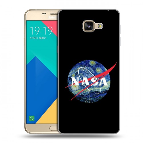 Дизайнерский силиконовый чехол для Samsung Galaxy A9 NASA