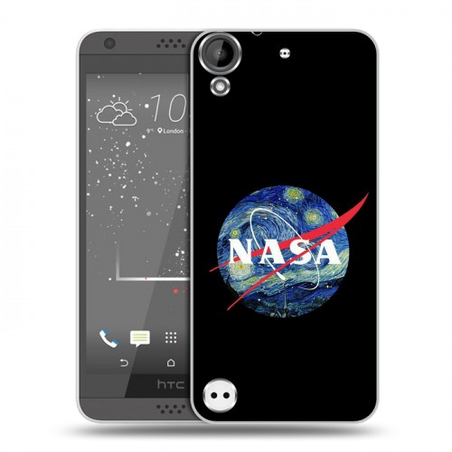 Дизайнерский пластиковый чехол для HTC Desire 530 NASA