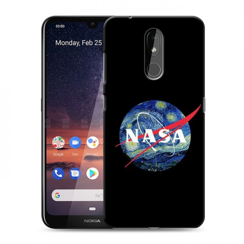 Дизайнерский силиконовый чехол для Nokia 3.2 NASA