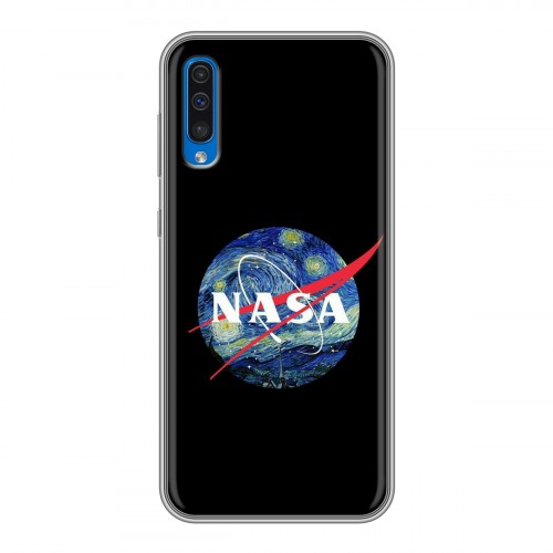 Дизайнерский силиконовый чехол для Samsung Galaxy A50 NASA