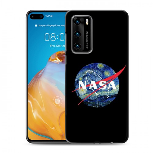 Дизайнерский пластиковый чехол для Huawei P40 NASA