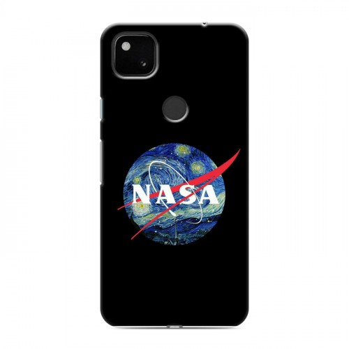 Дизайнерский пластиковый чехол для Google Pixel 4a NASA