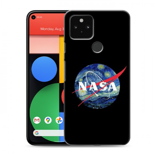 Дизайнерский пластиковый чехол для Google Pixel 5 NASA