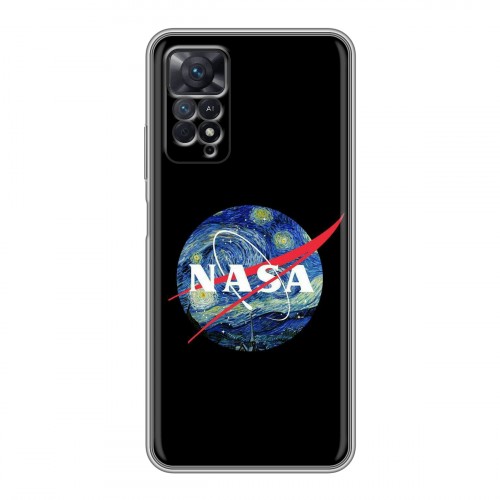 Дизайнерский пластиковый чехол для Xiaomi Redmi Note 11 Pro NASA