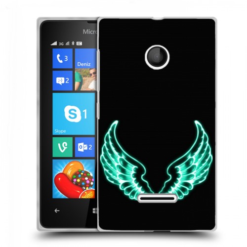 Дизайнерский пластиковый чехол для Microsoft Lumia 435 Неоновые образы