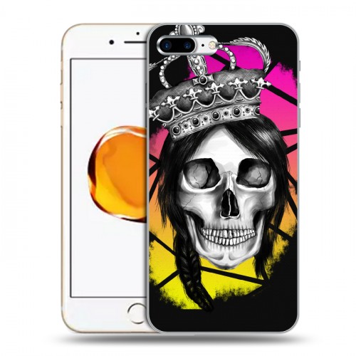 Дизайнерский силиконовый чехол для Iphone 7 Plus / 8 Plus Панк корона